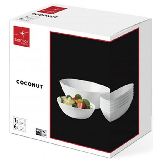 Jogo Sobremesa 7 Peças Coconut Bormioli Rocco